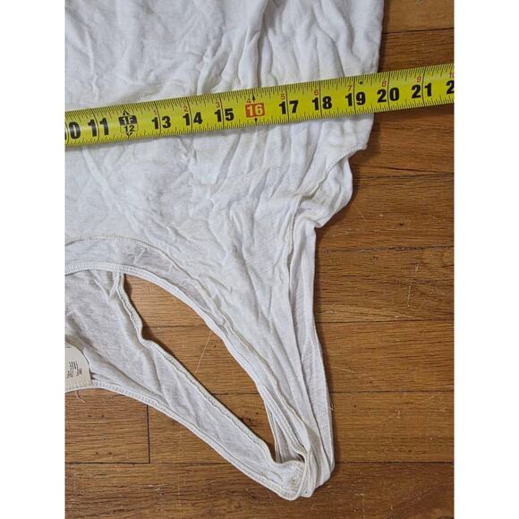 Free People We The Free Relaxed Backless Tank Top White Small A001345 - Picture 8 of 9